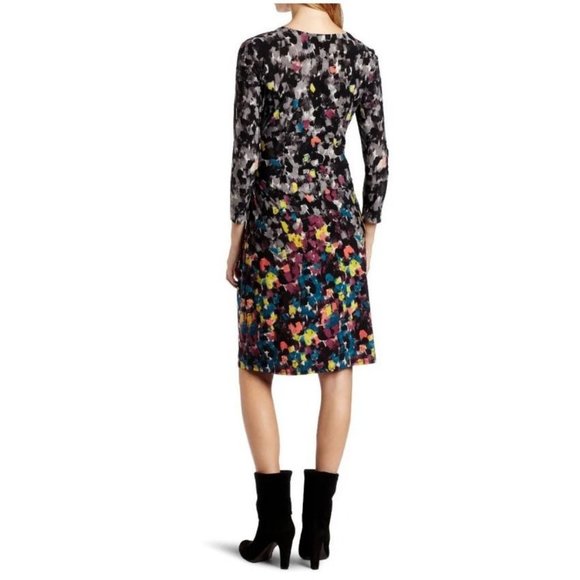 BCBGMaxAzria Sondra Dress S Small Wrap Stretch Career Church Washable - Picture 4 of 9